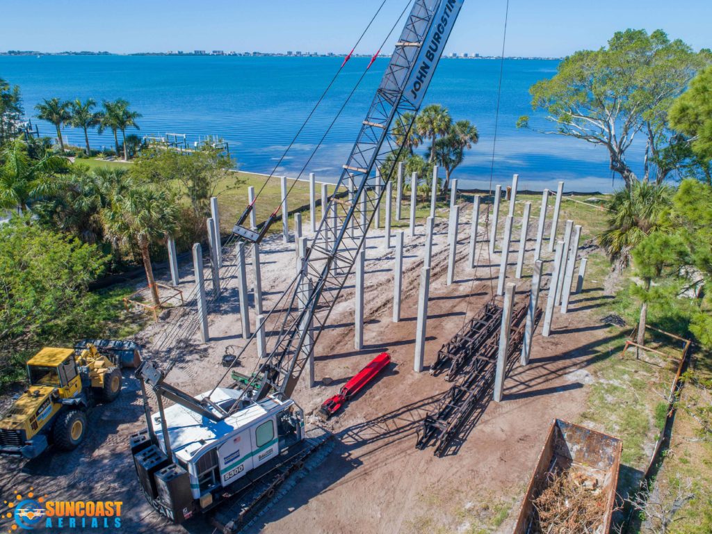 Construction Drone Pictures Videos Sarasota FL