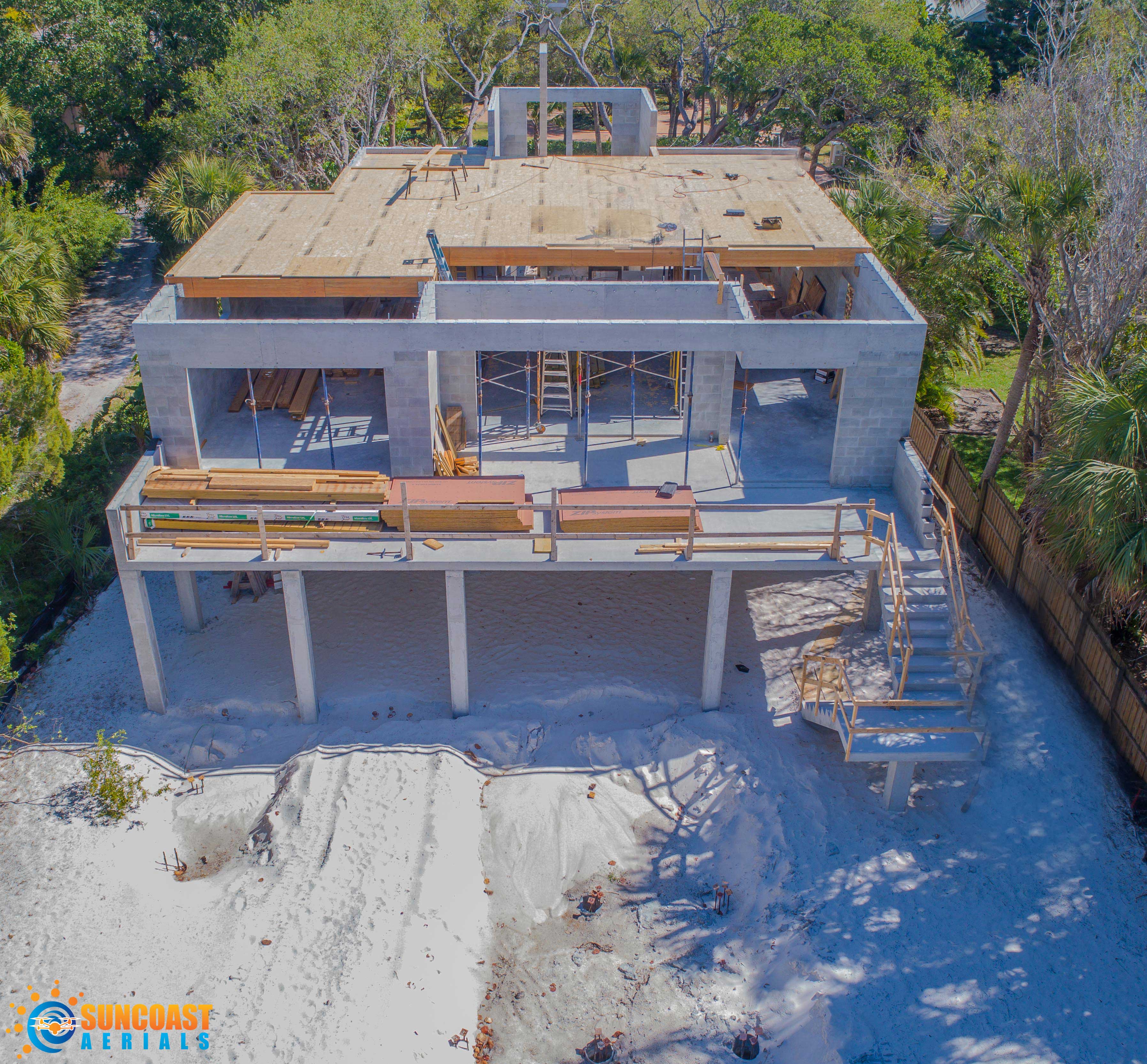 Construction Drone Pictures Videos Sarasota FL